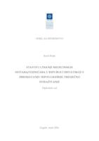 Stavovi i znanje medicinskih sestara/tehničara u Republici Hrvatskoj o zbrinjavanju hipoglikemije: presječno istraživanje