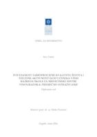 Povezanost samoprocjene kvalitete života i tjelesne aktivnosti kod učenika viših razreda škole za medicinske sestre Vinogradska: presječno istraživanje