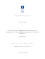 Balkanizam u američkom filmu: studija predrasuda i stereotipa "balkanskih naroda" i kultura