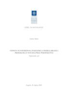 Odnos suvremenog pojedinca prema hrani i prehrani iz sociološke perspektive