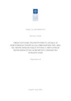 prikaz prve stranice dokumenta Objavljivanje znanstvenih članaka iz doktorskih disertacija obranjenih 1992.-2021. na medicinskim fakultetima u Hrvatskoj: retrospektivno kohortno i presječno istraživanje