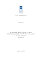 prikaz prve stranice dokumenta Slavonski Brod - prikaz urbane transformacije iz perspektive lokalnog stanovništva