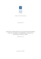 prikaz prve stranice dokumenta Položaj i perspektive nacionalnih manjina Grada Zagreba na primjeru Albanaca, Bošnjaka, Roma i Srba