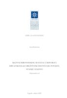 prikaz prve stranice dokumenta Razvoj mirovinskog sustava u Republici Hrvatskoj kao društvene institucije: povijest, stanje i izazovi