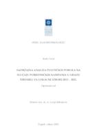 prikaz prve stranice dokumenta Sadržajna analiza političkih poruka na slučaju pobjedničkih kampanja u gradu Šibeniku za lokalne izbore 2013. - 2021.